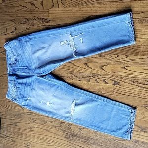 New Madewell The Perfect Vintage Jean sz.32 disstressed medium wash ripped blue